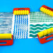Giant Foam Pattern Rollers 4pk  hi\-res