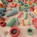 Loose Parts Wooden Shapes Large 72 Piece Set \- Earth  hi\-res