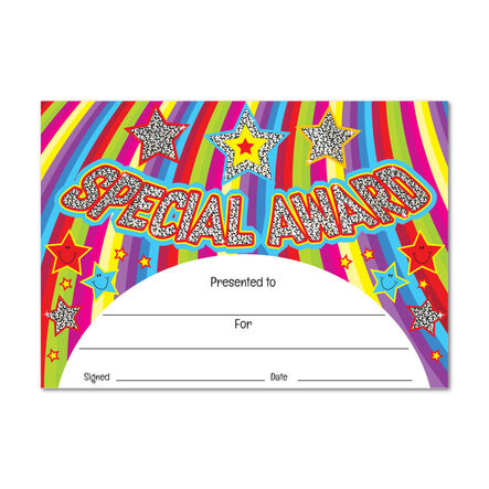 Assorted Sparkly Certificates 120pk  hi\-res