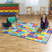 Rainbow Number Mats 1\-100 numbers  hi\-res