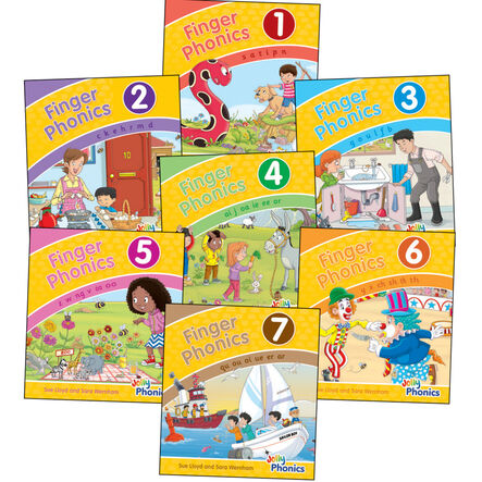 Jolly Phonics Finger phonics books  hi\-res