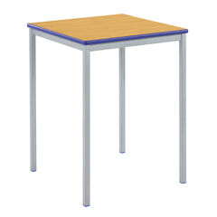 Fully Welded Tables Coloured Edge Square  hi-res