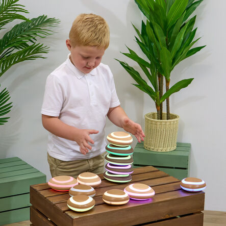 TTS Light to Touch Stacking Sensory Stones  hi\-res