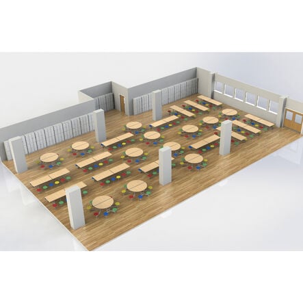 Rectangular 12 Seater Folding Table  hi\-res