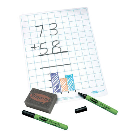 Show\-me® Original A4 Lined Whiteboards Class Kit Pack  hi\-res