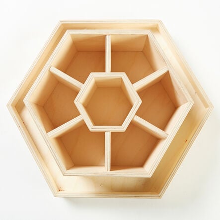 TTS Lazy Susan Wooden Classroom Tidy  hi\-res