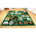 3m x 3m Wild Animals Square Placement Rug  hi\-res