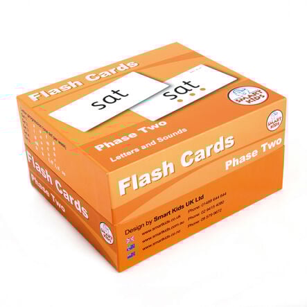 Smart Kids Flash Cards Letters \x26 Sounds Series Phase 2 204pk  hi\-res
