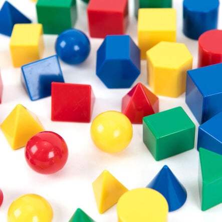 Geometric Solid Shapes 40pk  hi\-res