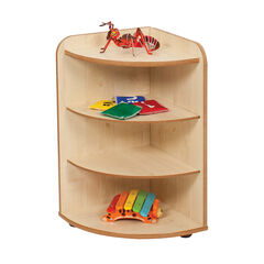 Solway Early Years 3 Shelf Corner Storage Unit  hi-res