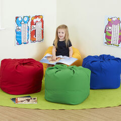 Large Beanbags Primary Colours 4pk  Large Beanbags Primary Colours 4pk  hi-res