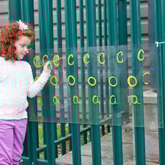 TTS Clear Acrylic Outdoor Mark Making Panel  TTS Clear Acrylic Outdoor Mark Making Panel  hi-res