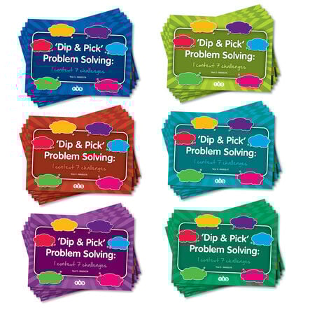 TTS Dip and Pick Maths Problem Solving Cards Bundle Deal  hi\-res
