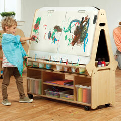 Millhouse Double Sided 2 in 1 High Easel Trolley  Millhouse Double Sided 2 in 1 High Easel Trolley  hi-res
