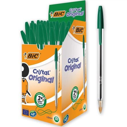 Bic Cristal Ballpoint Pens \- Medium Nib 50pk  hi\-res