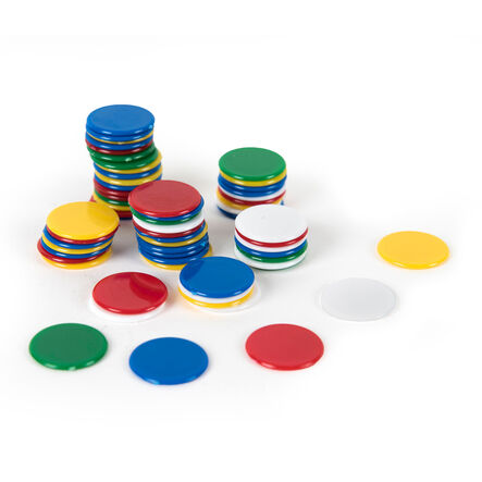 Multicoloured 20mm Plastic Counters  hi\-res