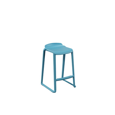 Postura One Piece Stool Aqua Blue 560mm Aqua Blue hi\-res