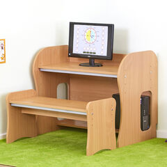 TTS Computer Desk & Bench Height Adjustable  hi-res