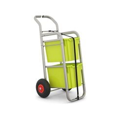 Gratnells Rover Trolley 3 x Extra Deep Trays Lime Lime Green hi-res