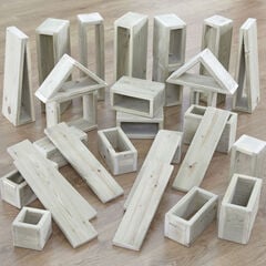 TTS Giant Outdoor Wooden Hollow Building Blocks  TTS Giant Outdoor Wooden Hollow Building Blocks  hi-res