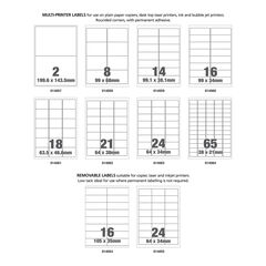 TTS Multi-Printer Labels 100pk  TTS Multi-Printer Labels 100pk  hi-res