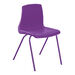 Metalliform NP Chair Seat Ht 260mm Purple Speck\'d Grey Frame  hi\-res