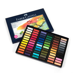 Faber Castell Half Length Soft Pastels Assorted 72pk  hi-res
