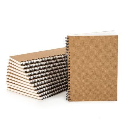 Pisces Jute Spiral Sketchbks A4 140gsm 12pk  hi\-res