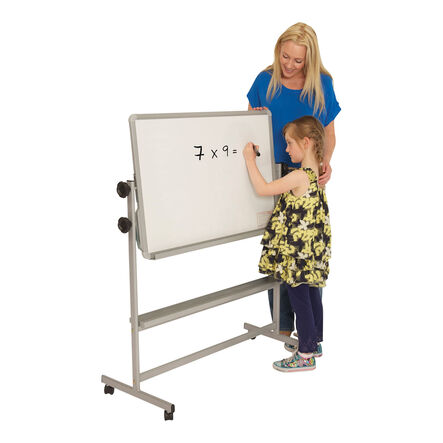 Mobile Tilt \'N\' Teach Whiteboard With Stand  hi\-res
