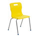 Titan 4 Leg Chair Seat height 460mm Yellow Yellow hi\-res