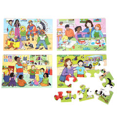 Exploring Emotions Jigsaws 4pk  Exploring Emotions Jigsaws 4pk  hi-res