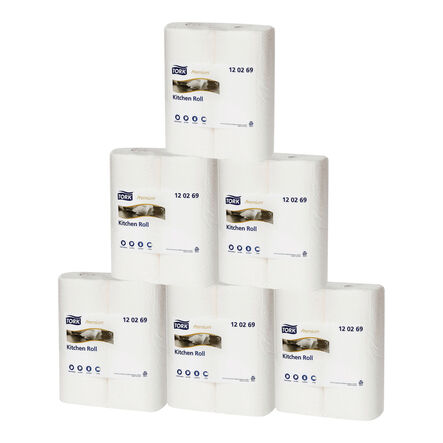 TORK® Premium Kitchen Roll \- 2\-Ply Pack of 24  hi\-res