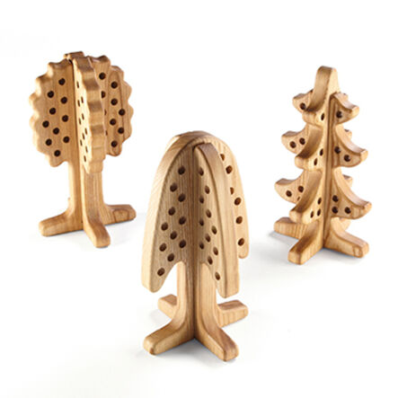 TTS Wooden 3D Threading and Lacing Trees 3pk  hi\-res