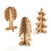 TTS Wooden 3D Threading and Lacing Trees 3pk  hi\-res