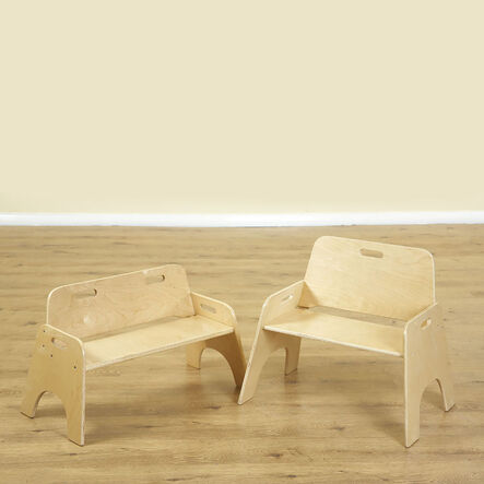 Teacher\'s Birch Ply Wood Chair W53 x D40 x H57cm  hi\-res