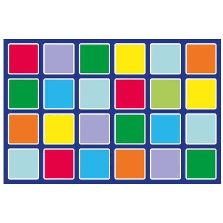Rainbow Square Placement Carpet  hi\-res