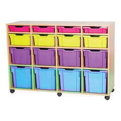 Mobile Tray Storage Unit 16 Assorted Tray Unit  hi-res