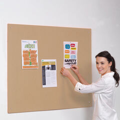 Natural Colour Unframed Noticeboard  hi-res