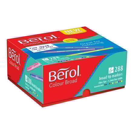Berol® Colour Broad Pens Assorted  hi\-res