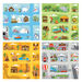 Small World Road Map Carpets 4pk  hi\-res