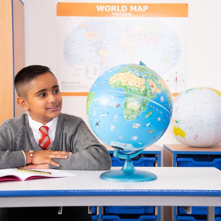 Children\'s Activity Globe of the World with Stand 30cm  hi\-res