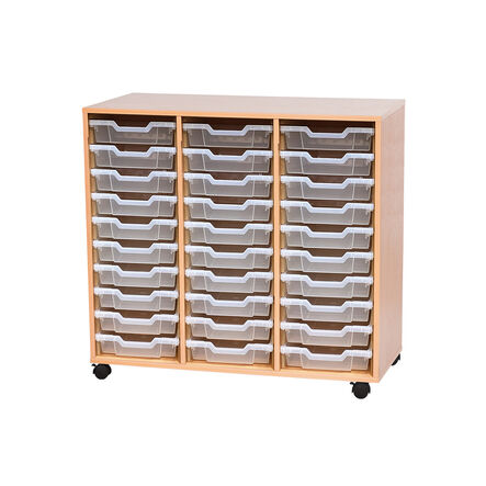 Mobile Triple Tray Storage Unit 30 Trays  hi\-res
