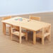 Beech Veneer Rectangular Classroom Tables  hi\-res