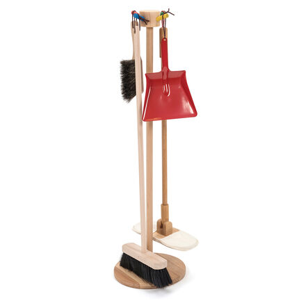 Role Play Wooden Cleaning Set with Stand  hi\-res