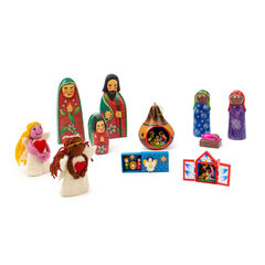 Christmas Nativities Around the World Set  hi-res