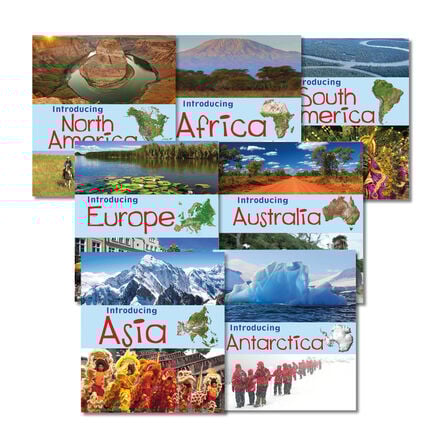 Introducing Continents Books KS1 7pk  hi\-res