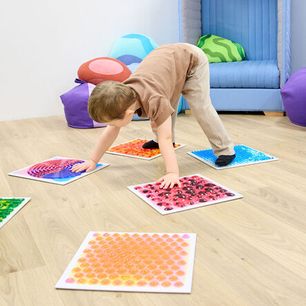 Textured Liquid Sensory Mats 6pk  hi\-res
