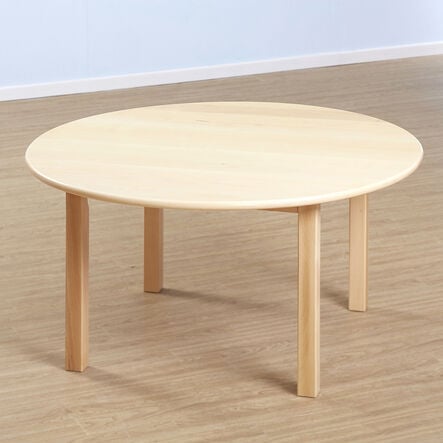 Solid Beech Circular Table \x26 Chairs Set  hi\-res