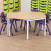 MDF Edge Welded Frame Trapezoidal Table  hi\-res