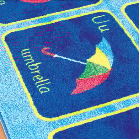 Large Blue Alphabet Carpet  hi\-res